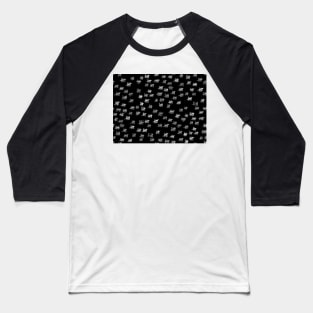 Anticipiating countdown - white on black Baseball T-Shirt